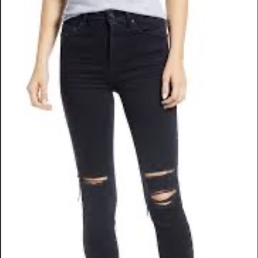 Paige Margot High Waist Ankle Skinny Jeans